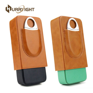 Colour Matching Leather Cigar Box – Elegant And Functional