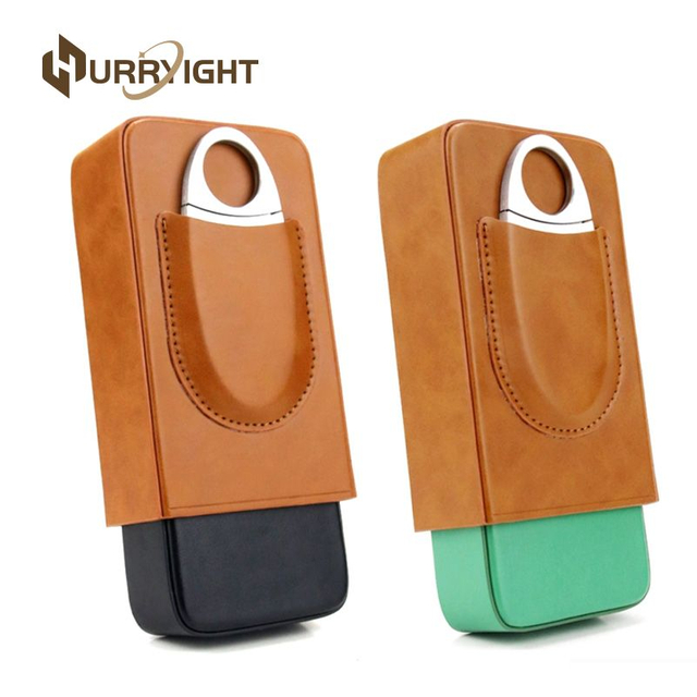 Colour Matching Leather Cigar Box – Elegant And Functional
