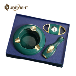 Luxury Cigar Ashtray Gift Box Set