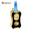 Luxury Cigar Torch Lighter with Adjustable Flame – Customize Your Smoke 