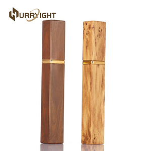 Square Cigar Tube with Wooden Texture for Premium Cigar Accessory